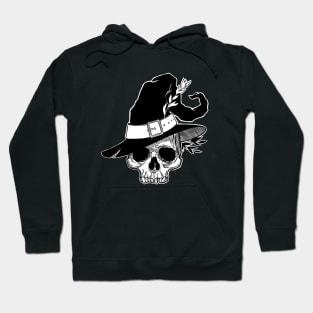 Dead Witch Skull. Happy Halloween Hoodie